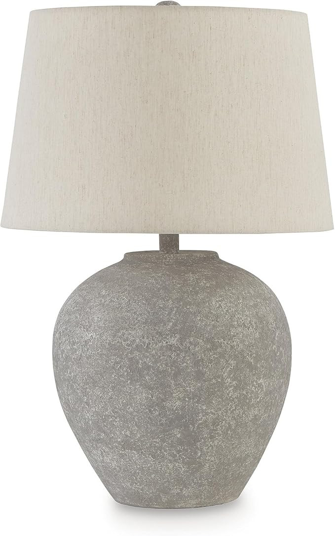 Signature Design by Ashley Dreward Casual 25 Inch Paper Table Lamp, Smoky Brown Finish | Amazon (US)