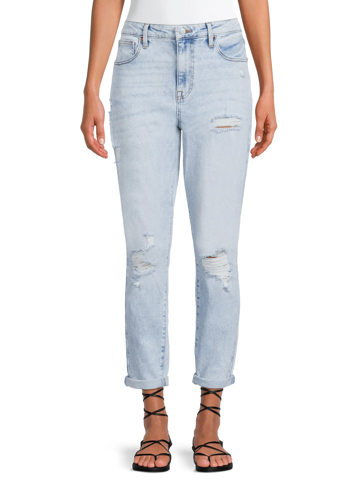 No Boundaries Juniors' Mom Jeans | Walmart (US)