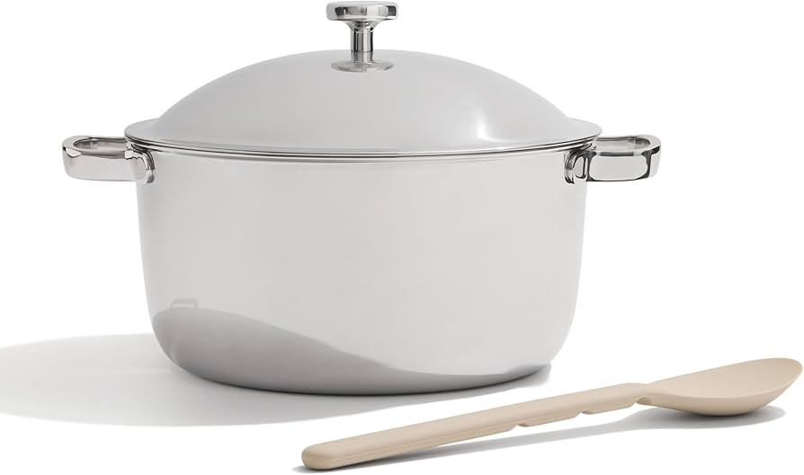 Our Place Titanium Perfect Pot Pro | 6.75 Qt Stock Pot with Lid & Silicone Spoon | PFAS-Free Nons... | Amazon (US)