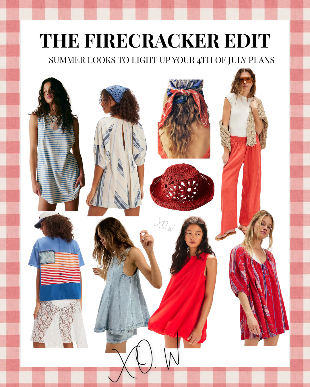 The Firecracker Edit 🔥
Summer looks to light up your 4th of July plans 🇺🇸✨ From patriotic sets to breezy dresses, swimsuits, and BBQ-ready fits—this collage has your long weekend wardrobe covered. Perfect for beach days, lake trips, rooftop hangs, and firework watching 🎇

🔹 Tap to shop these red, white & blue looks
🔹 Linked under “LTK Fourth of July Edit”
🔹 Save your faves & get price drop alerts!

#LTKFourthOfJuly #4thofJulyLooks #LTKSummerEdit #PatrioticStyle #SummerWeekendStyle #LTKHolidayWeekend #LTKSeasonalStyle #LTKTrendAlert #RedWhiteAndBlueOutfits #LTKSwim #BBQOutfitIdeas #LTKUnder100 #LTKStyleInspo #LTKCollageDrop 

 #LTKSummerEdit #LTKParties #LTKStyleTip