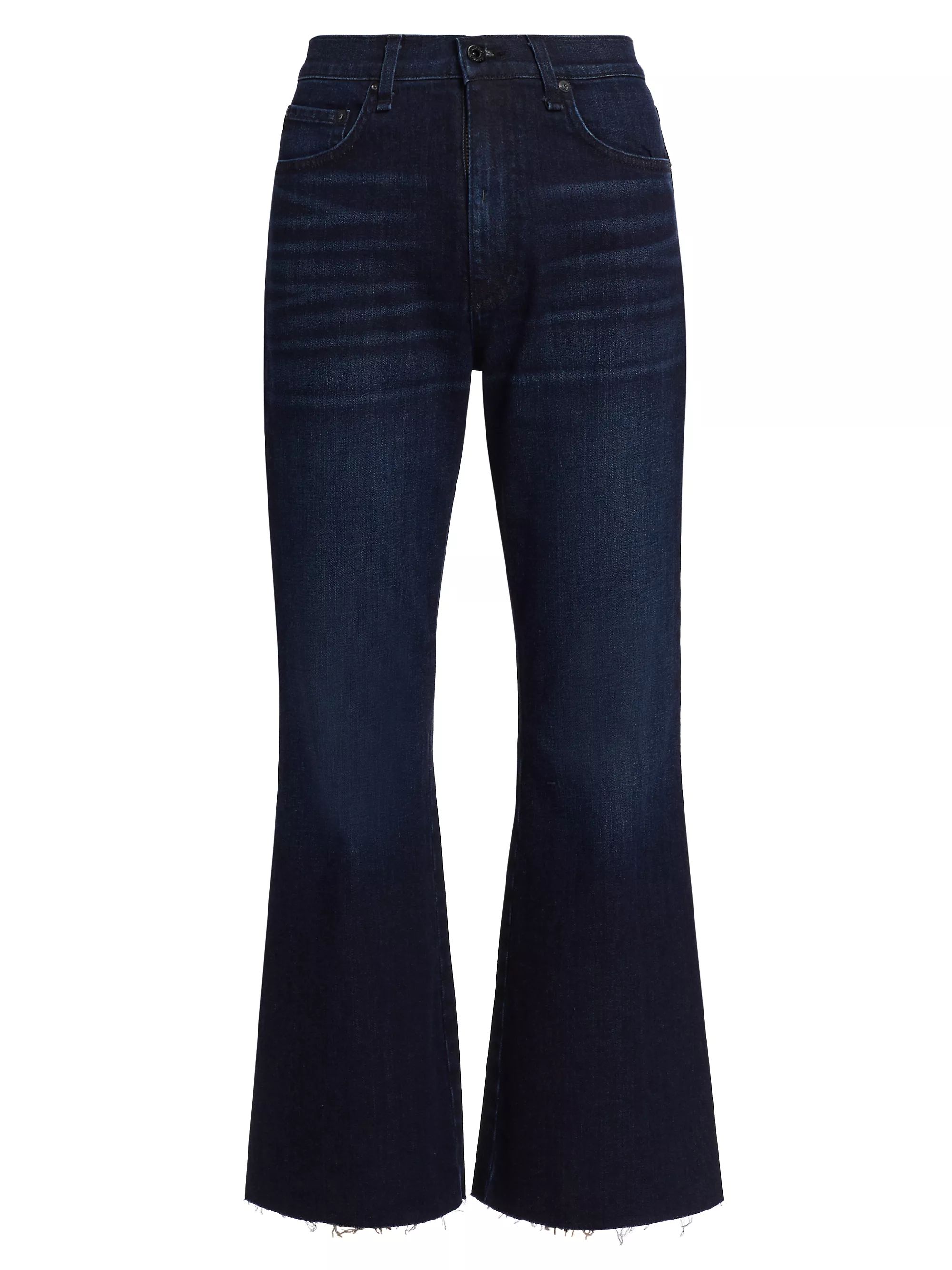 Geek Bruiser High-Rise Stretch Flare Jeans | Saks Fifth Avenue