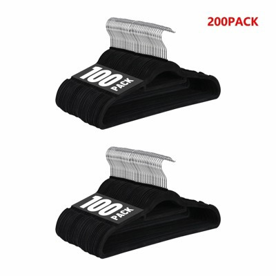 Home Collection Premium Velvet Clothes Hangers with 360° Swivel Hook | Target
