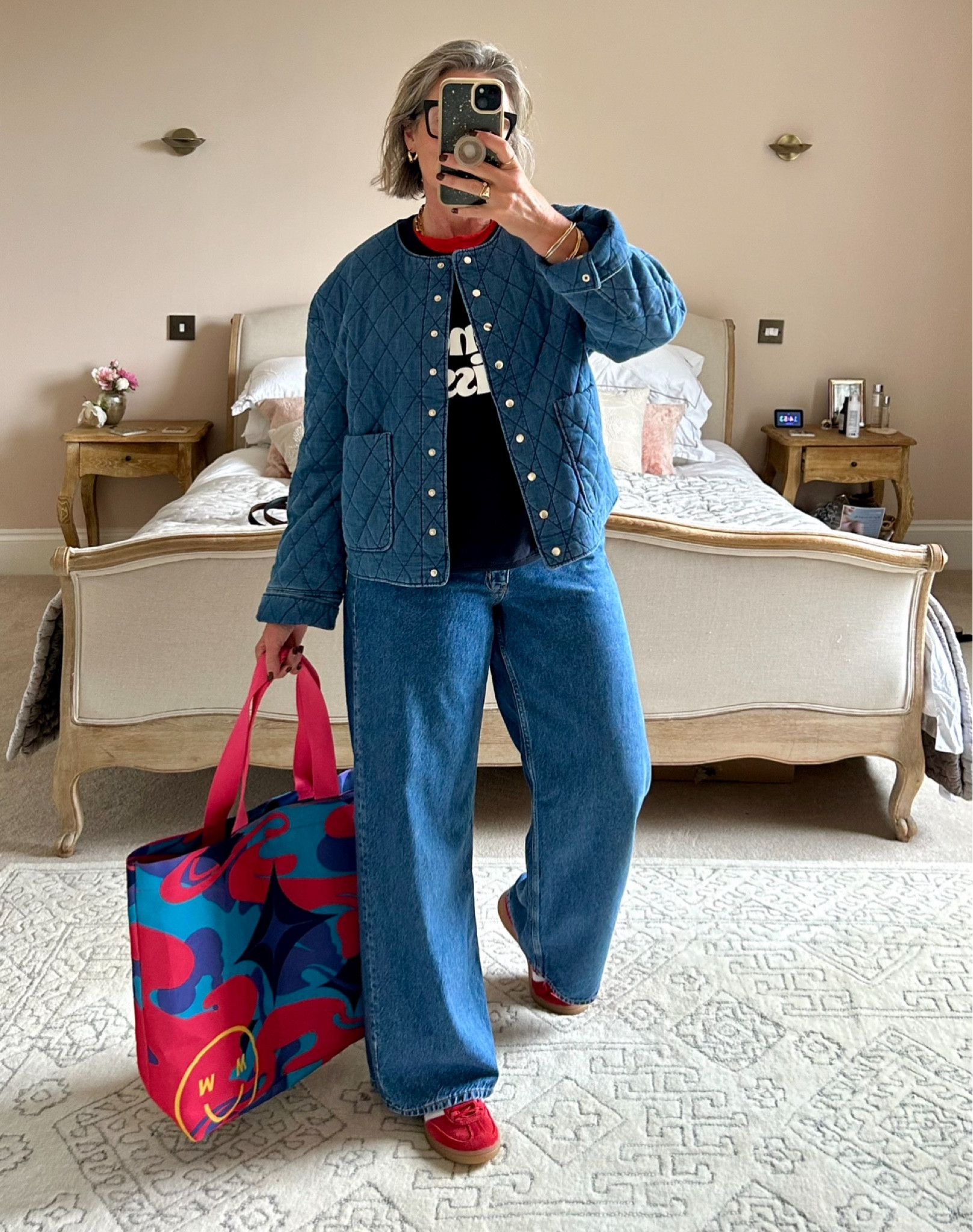 Jackets and jeans 👖

Sezane jacket Large
Sweatshirt large
Jeans 30

Wide leg jeans 
Autumn outfit 

#LTKstyletip #LTKover50style #LTKmidsize