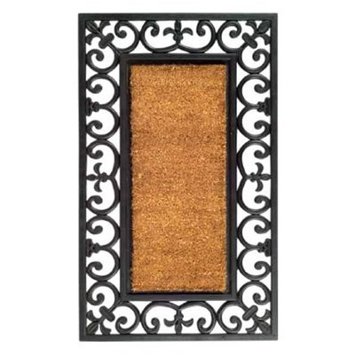 Imports Decor 702RBCM Country Rectangle Door Welcome Mat | The Mine