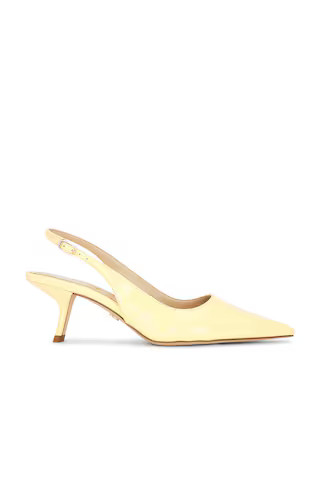 Sam Edelman Bianka Sling Back Heel in Buttercup from Revolve.com | Revolve Clothing (Global)