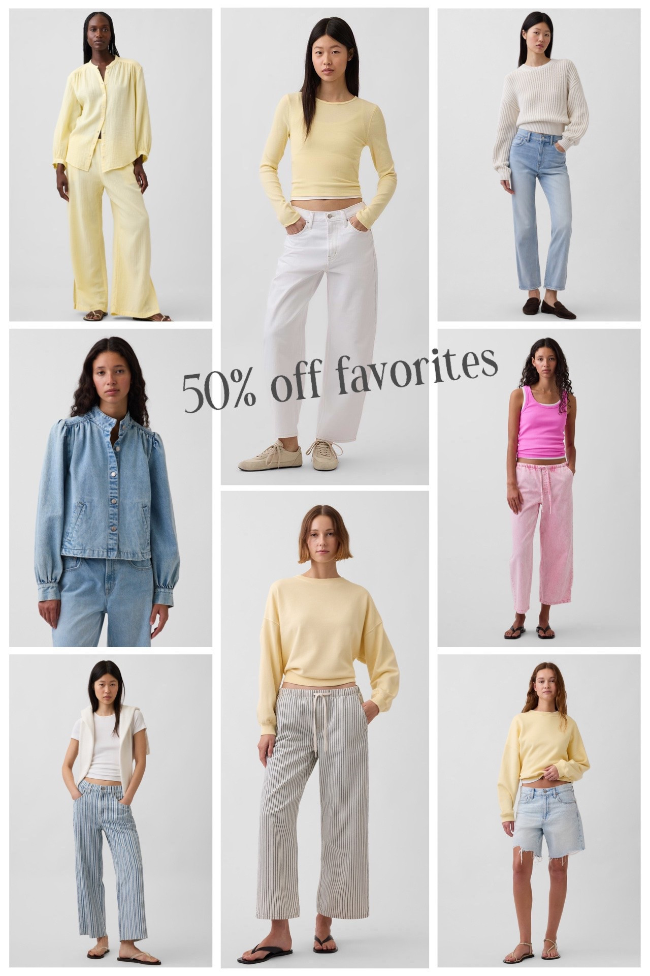 50% off price as marked —includes new arrivals

#LTKOver40 #LTKTravel #LTKSaleAlert