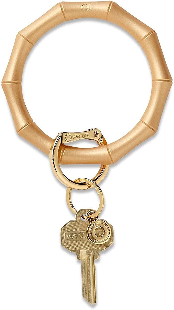 Oventure, The Original Bracelet Keychain, Silicone Big O Key Ring, Bamboo Collection | Amazon (US)