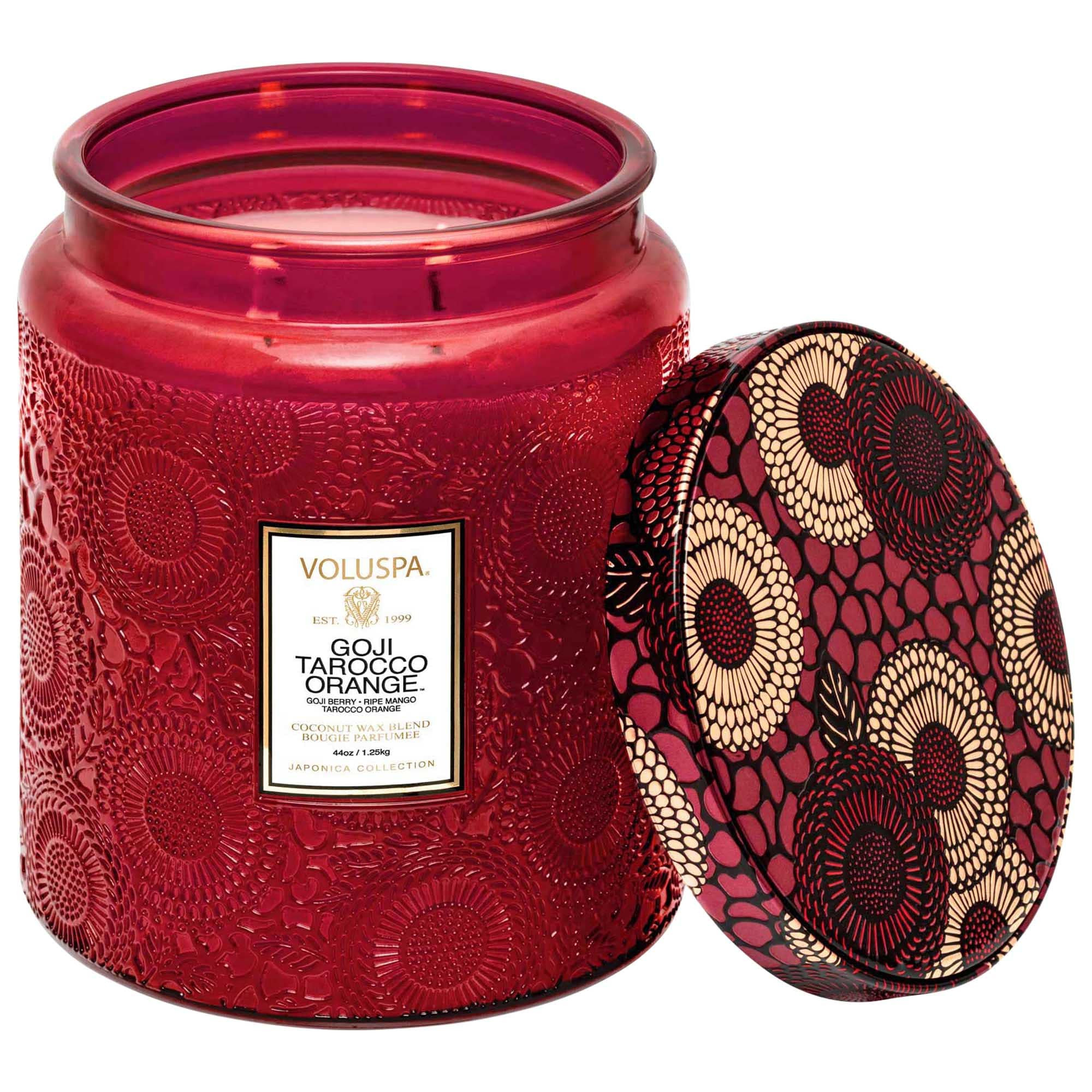 VOLUSPA Goji & Tarocco Orange Glass Jar Candle 44 oz / 1247 g | Sephora (US)