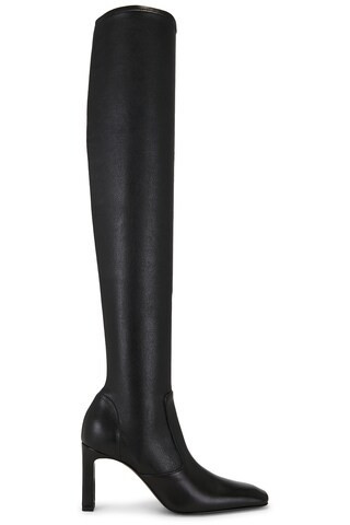 Toteme Nappa Over-The-Knee Boot in Black - Black. Size 37 (also in 40). | FWRD 