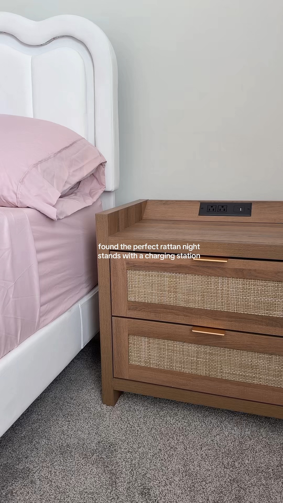 Rattan night stands with charging station @Wayfair 

#bedroom #nightstand #rattan #wayfair

#LTKHome #LTKSaleAlert