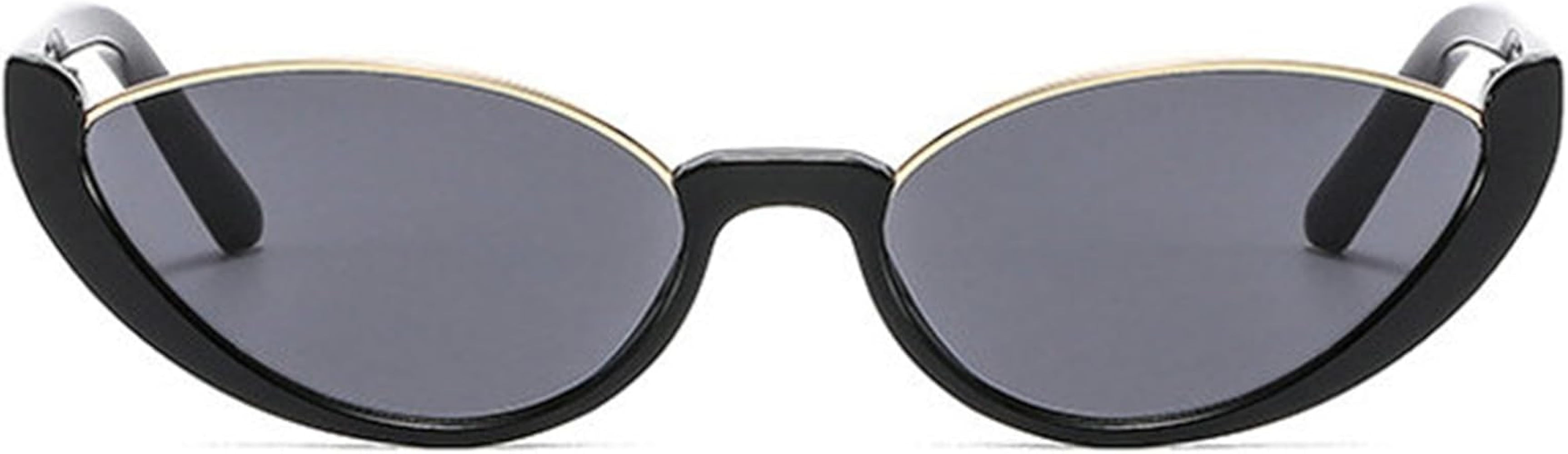 willochra Small Frames Cat Eye Sunglasses Women Rivet Vintage Shades Sun Glasses Female Fashion E... | Amazon (US)