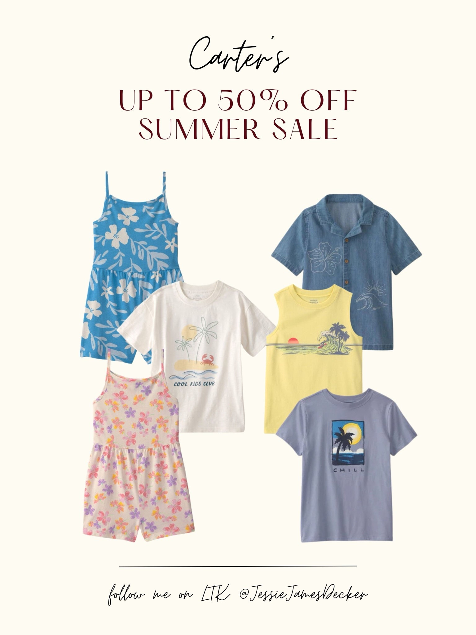 Up to 50% off summer-ready ootd!

#LTKootd #LTKSaleAlert #LTKKids