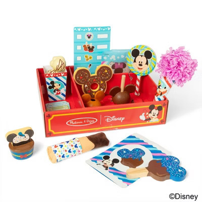 Melissa & Doug Disney Snacks & Popcorn Wooden Play Food Set - 24pc | Target
