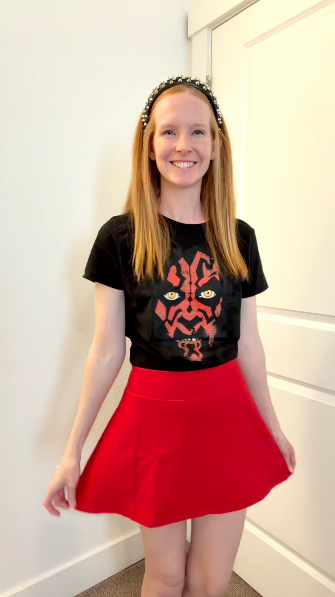 Darth Maul outfit idea with a Darth maul shirt and cutie cuff! 🖤❤️

#LTKgrwm #LTKootd #LTKTravel
