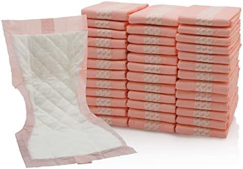 Extra Large Super-Absorbent Contoured Hospital Style Pad Liners - 7"X14" - Maternity Pads- Incont... | Amazon (US)