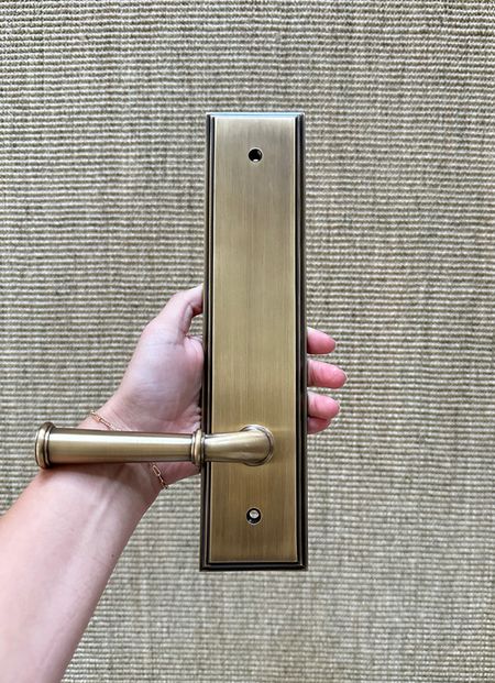 The pretty brass door hardware, seen on all the interior doors throughout my home… 

#LTKhome