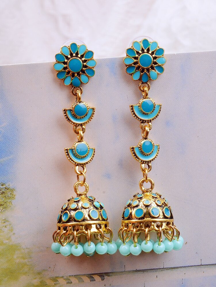 EMERY ROSE Jhumka Drop Earrings | SHEIN