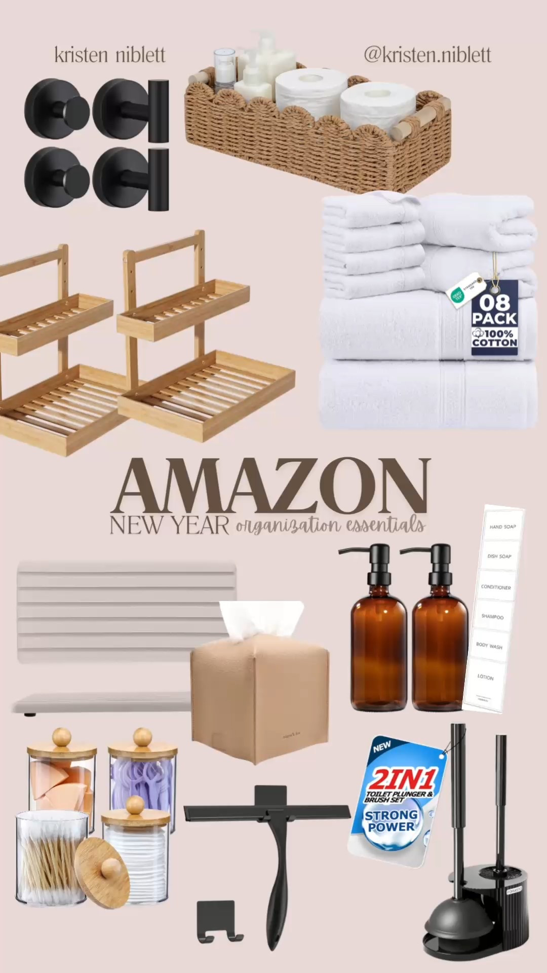Amazon bathroom organization essentials! Get your bathroom looking the best this new year!

#LTKselfcare #LTKmomlife #LTKdayinmylife