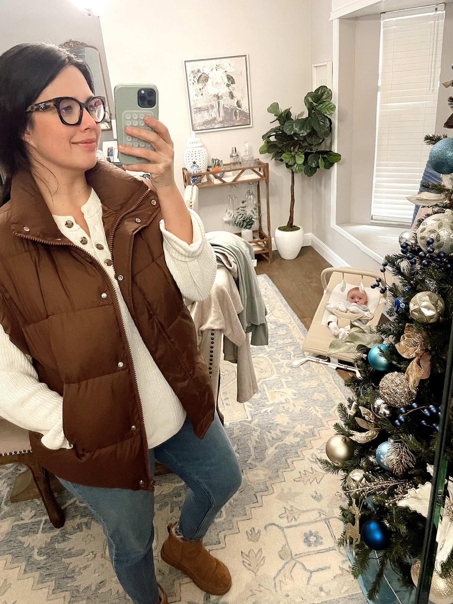 Brown puffer vest on major sale orig. $56 now 30% off plus extra 20% off

#LTKActive #LTKMidsize #LTKSaleAlert