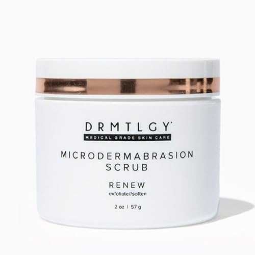 DRMTLGY Microdermabrasion Facial Scrub and Face Mask. Non-Abrasive Face Exfoliator Improves Acne Scars, Blackheads, Pore Size, and Skin Texture. 2 oz | Amazon (US)