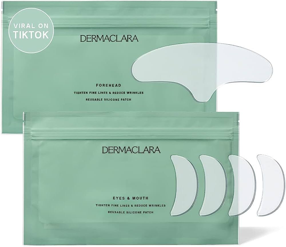 Dermaclara Silicone Face Patches for Wrinkles & Fine Lines - Silicone Fusion Treatment Anti-Wrink... | Amazon (US)