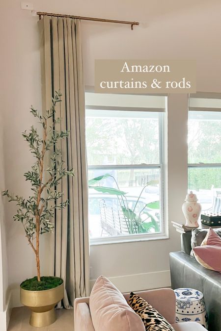 Amazon curtains and curtains rods. Amazing quality and price!!! Blackout curtains 

#LTKhome #LTKFind #LTKunder100