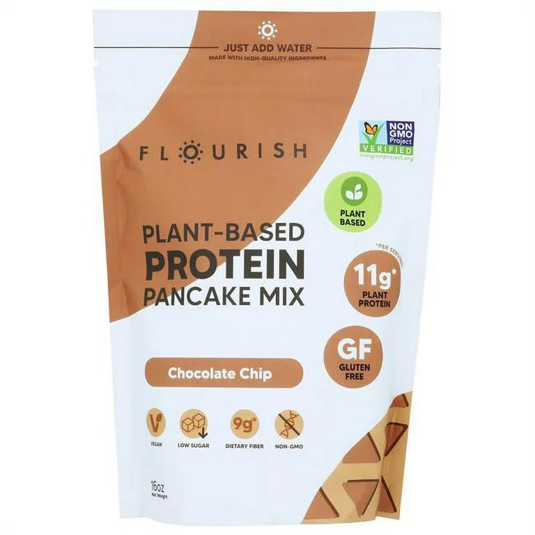 Flourish: Mix Pncke Choc Chip Prtn, 16 Oz | Walmart (US)