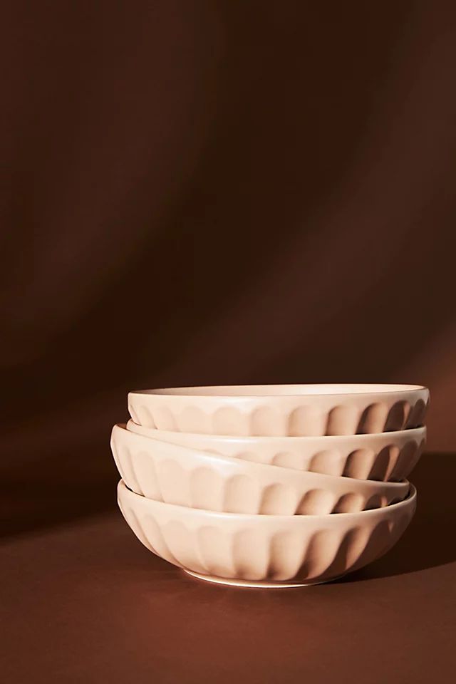 Matte Latte Grain Bowls, Set of 4 | Anthropologie (US)