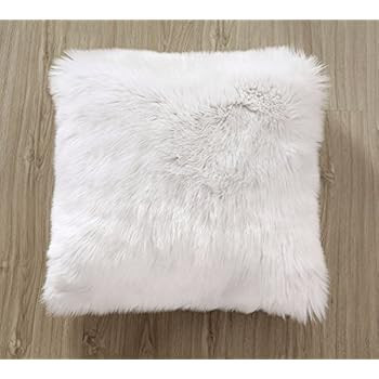 Ojia Faux Fur Throw Pillow Cover Cushion Case Super Soft Plush Accent Pillows Case Decorative New... | Amazon (US)