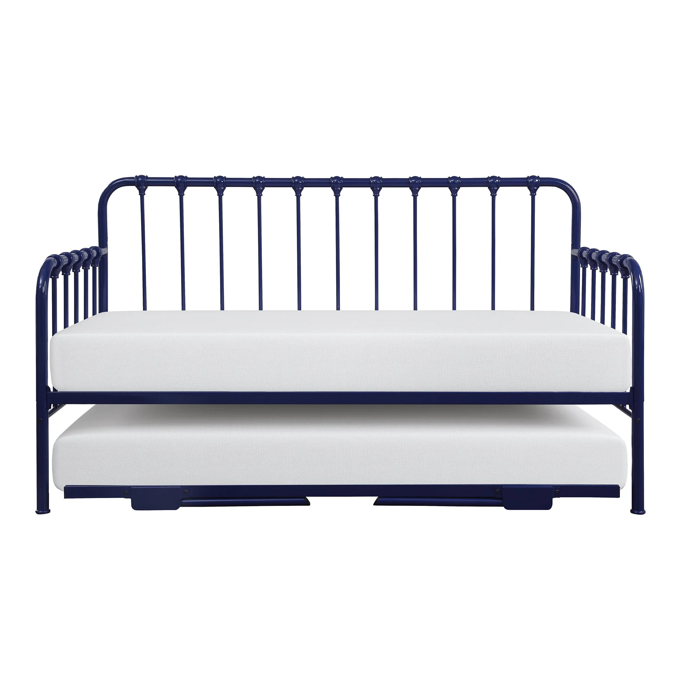 OakvillePark LaPrele Metal Daybed with Lift-Up Trundle, Twin/Twin, Navy Blue - Walmart.com | Walmart (US)