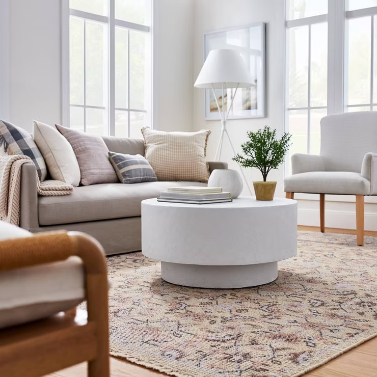 Rockland Hand Knotted Distressed Persian Style Rug Ivory - Threshold™ designed with Studio McGe... | Target