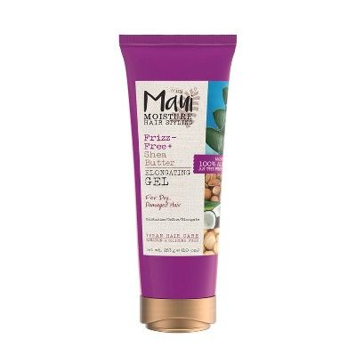 Maui Moisture Frizz Free + Shea Butter Elongating Hair Styling Gel for Curly Hair - 10oz | Target