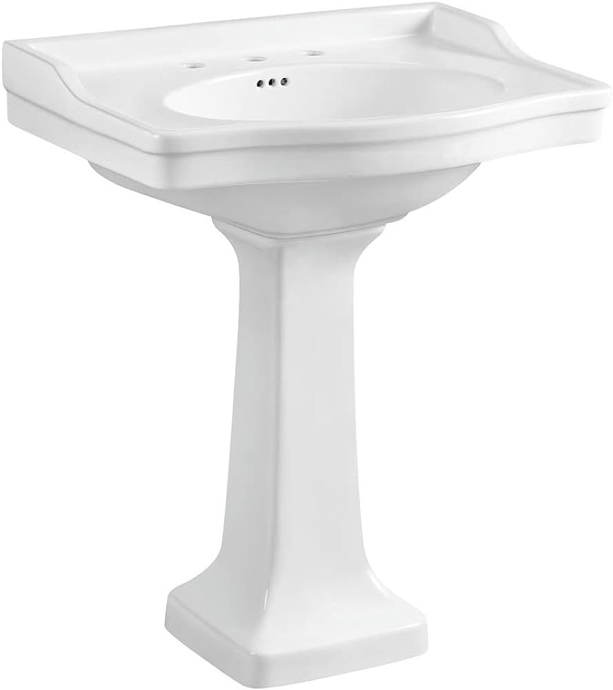 Kingston Brass VPB3308 Imperial Pedestal Sink, White | Amazon (US)