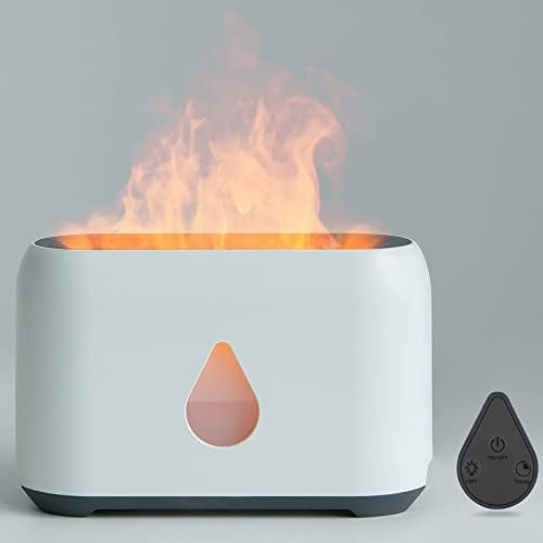 Flame Aroma Diffuser, Essential Oil Aromatherapy Diffuser Humidifier with Flame Night Light 3 Tim... | Amazon (US)