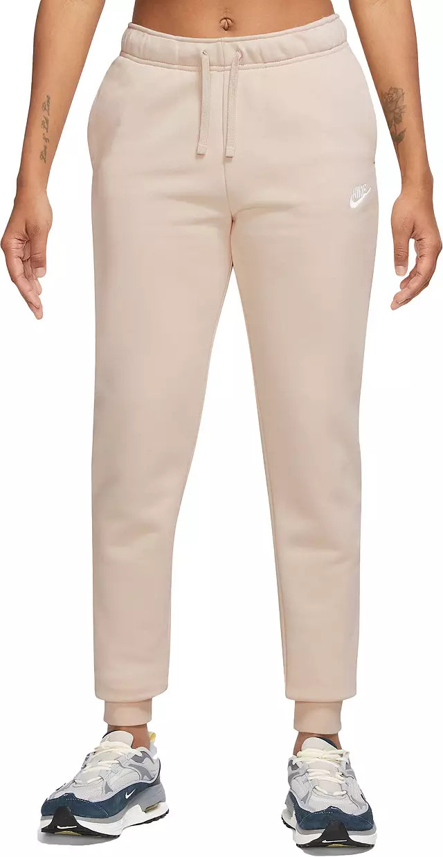 Nike Women's Sportswear Club Fleece Mid-Rise Joggers | Dick's Sporting Goods