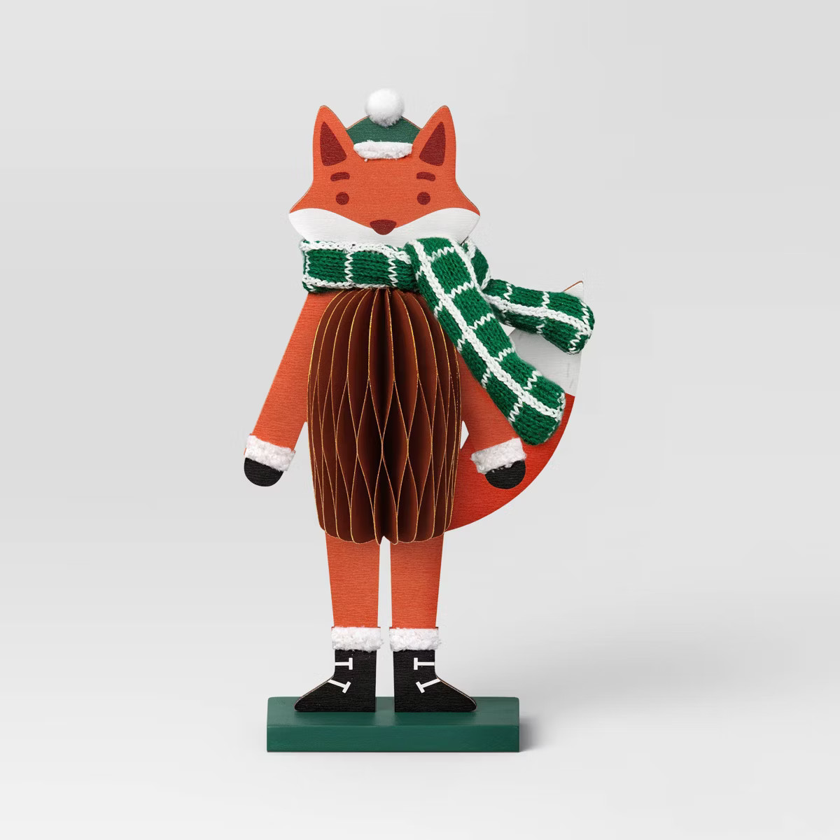 Honeycomb Fox Christmas Animal Figurine - Wondershop™ Brown | Target