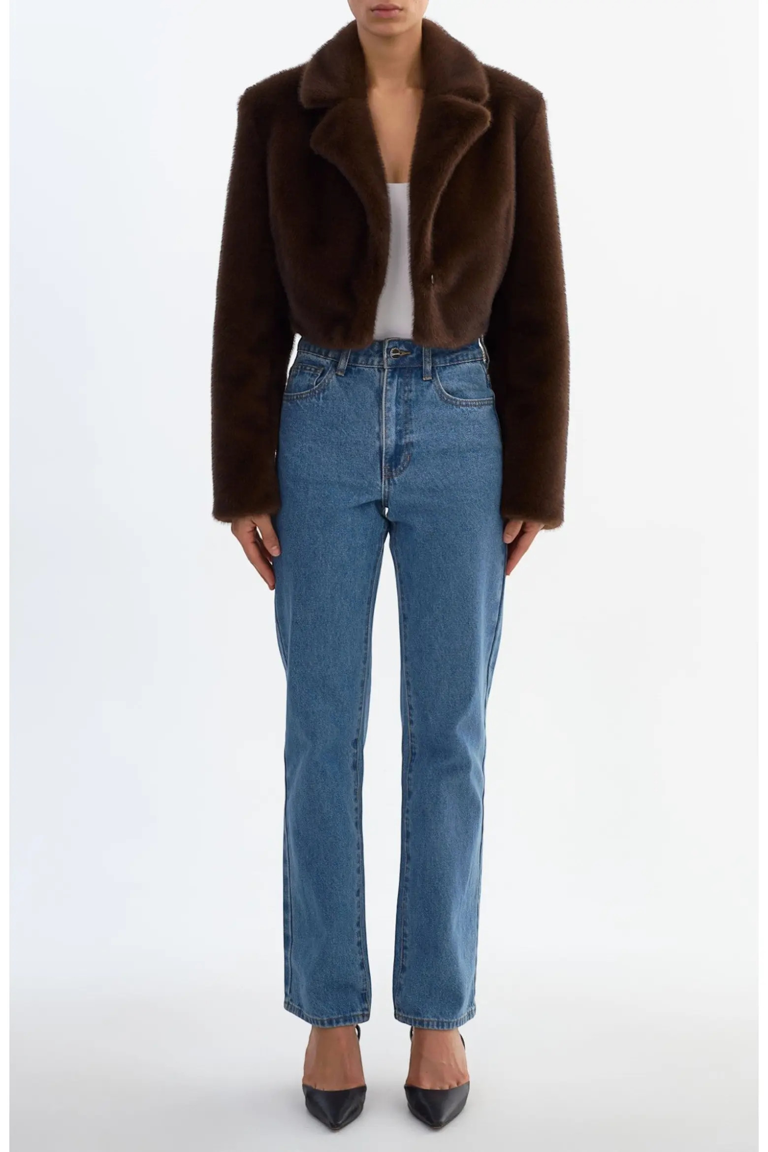CARLIE | Faux Fur Cropped Blazer (Women) | Nordstrom | Nordstrom
