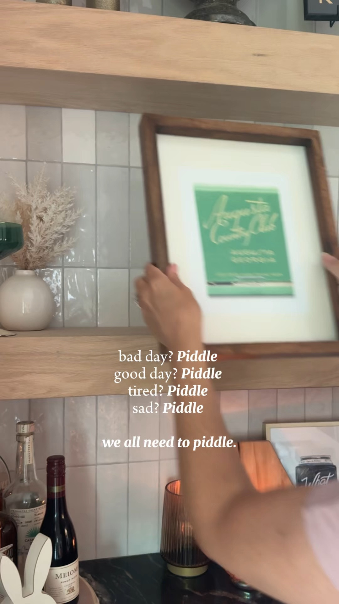 If you know, you know.

Had to add a little Augusta touch to our bar to remind me of my GA roots — one of those small details that just makes me smile every time I walk by.

It’s funny how the most random pieces end up being your favorite part of a space.

Linked if you’re adding a little golf-inspired decor too. I bought just the print and got a frame from HomeSense.

#LTKHome