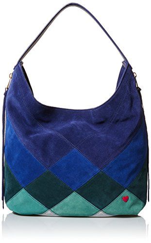 Dear Drew by Drew Barrymore Everyday Boho Suede Patchwork Shoulder Bag | Amazon (US)