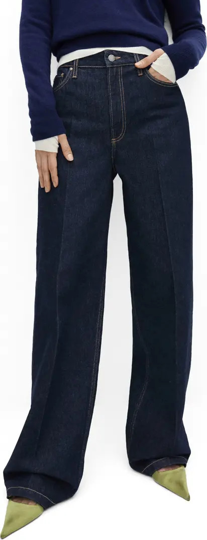 MANGO Brigitte High Waist Wide Leg Jeans | Nordstrom | Nordstrom