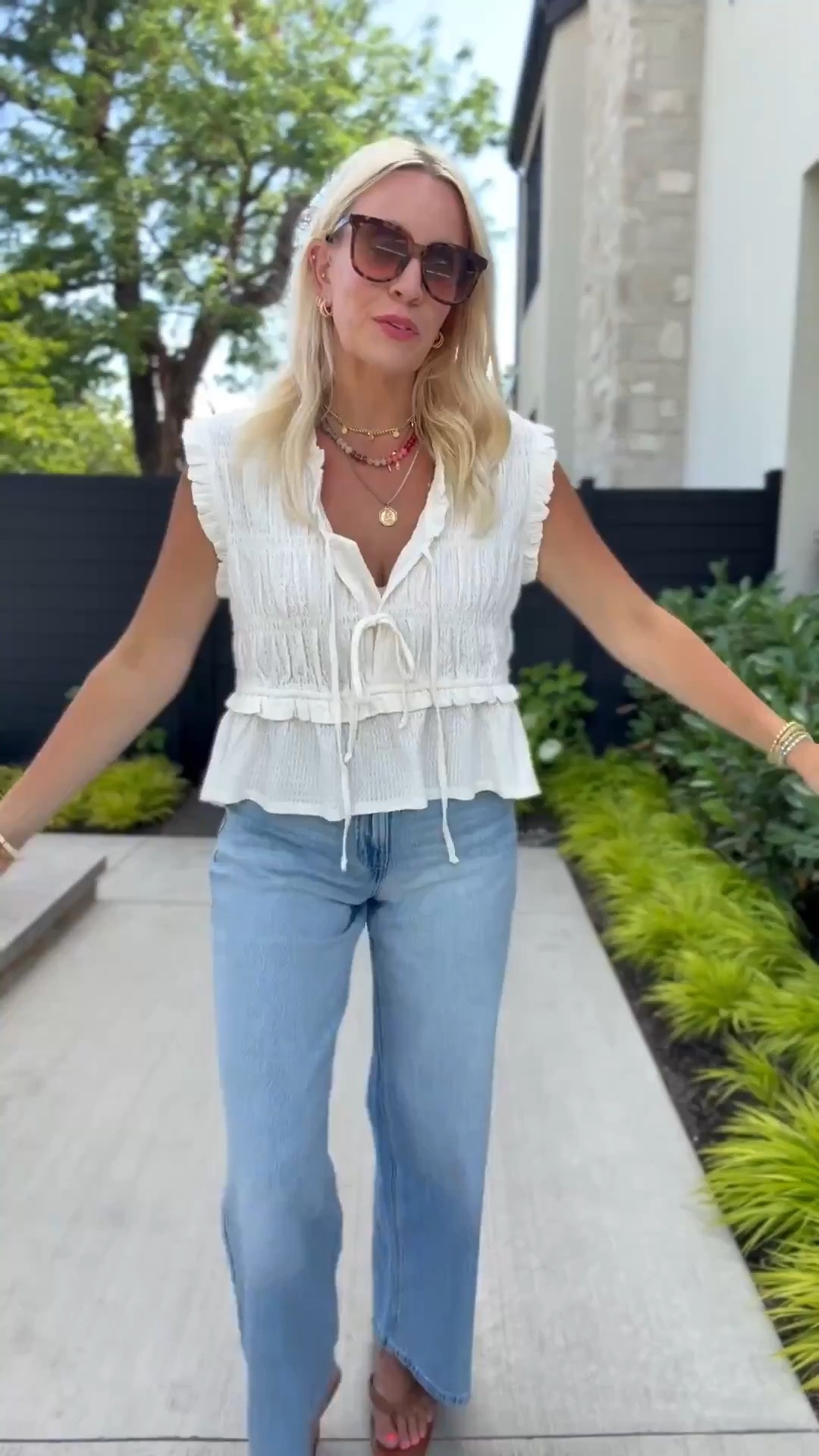 Wearing a 3 in the jeans! On sale for $10!