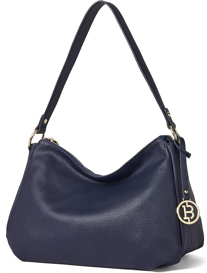 BOSTANTEN Purses for Women Vegan Leather Shoulder Bag Designer Ladies Hobo Handbags Pocketbooks | Amazon (US)