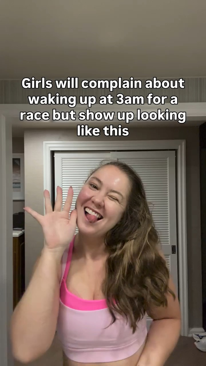 Follow for more real marathon training, race day magic, running humor & joyful miles 🫶✨

Glitter is a NEED not a want before running a race ok 💅🏻