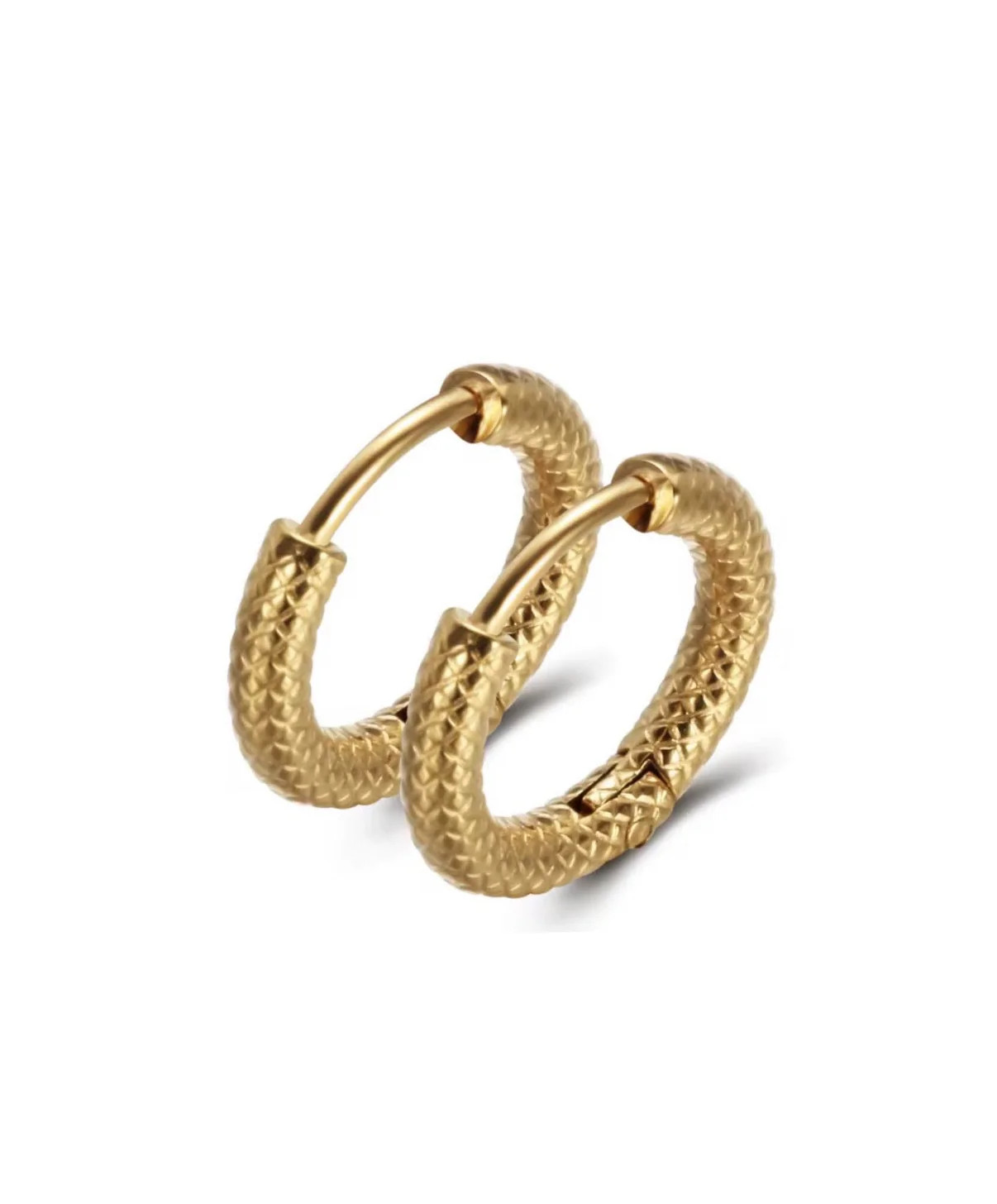 Snake Skin Huggies | Pierced by Ash Design