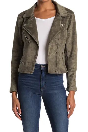 Faux Suede Moto Jacket | Nordstrom Rack