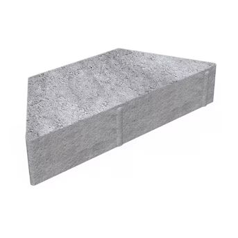 Oldcastle 12-in L x 5-in W x 2-in H Trapezoid Rio Blend Concrete Patio Stone | Lowe's