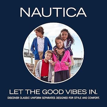 Nautica Girls' School Uniform Pleated Pull-on Scooter Skirt with Undershorts, Knit Waistband & Fu... | Amazon (US)