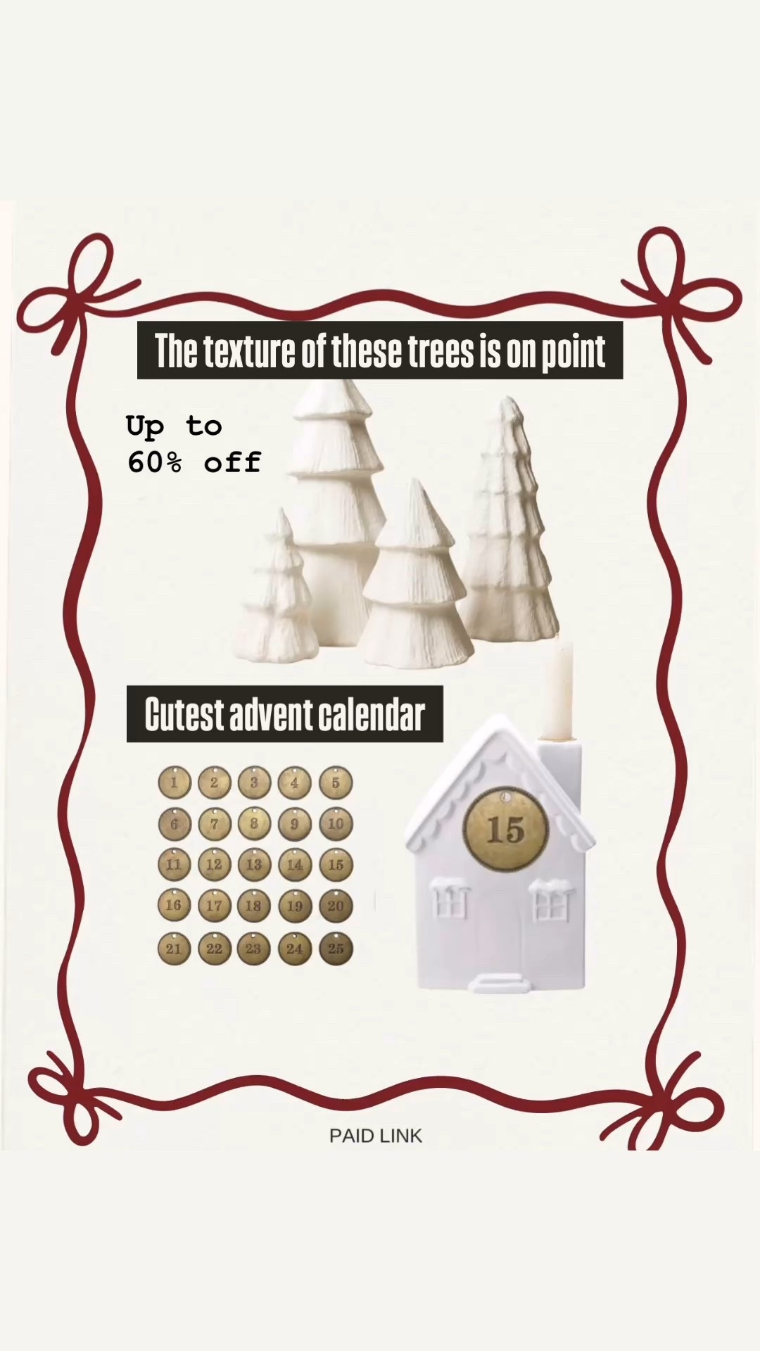 Christmas decor sale up to 60% off is the perfect time to refresh your holiday home for less 🎄 From cozy accents to festive statement pieces, these deals make decorating easy and affordable without sacrificing style.

Christmas decor sale up to 60% off, affordable Christmas decorations, holiday decor deals, festive home decor sale, Christmas home accents, budget friendly holiday decor, seasonal decor clearance, Christmas decorating ideas, holiday home styling, cozy Christmas decorations, discounted Christmas decor, best Christmas decor deals, holiday decorations on sale, Christmas interior decor, festive seasonal home finds


#LTKHoliday #LTKSaleAlert #LTKHome