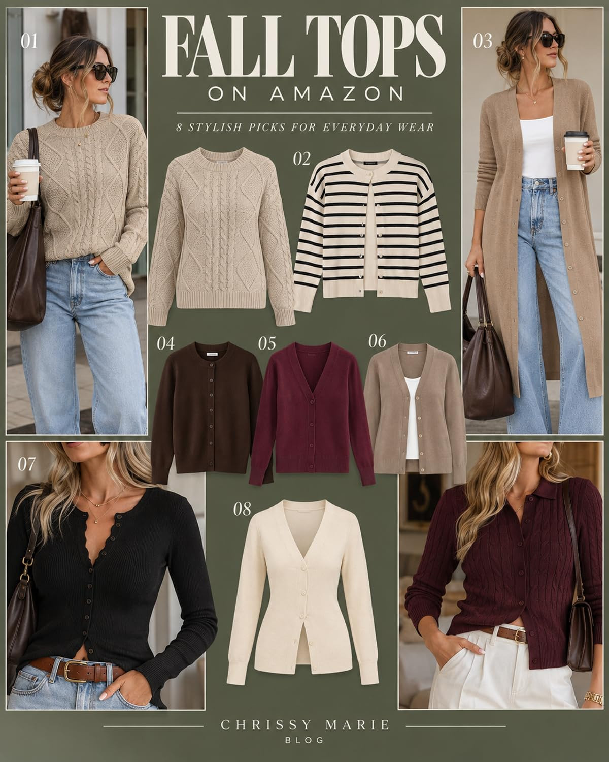 Fall tops that make getting dressed easy 🍂 From lightweight layers to throw-on-and-go favorites, these Amazon finds are perfect for that in-between weather now and cooler days ahead. Pair them with jeans, trousers or leggings and call it a day. 🤎 

 #LTKgrwm #LTKootd #LTKSeasonal