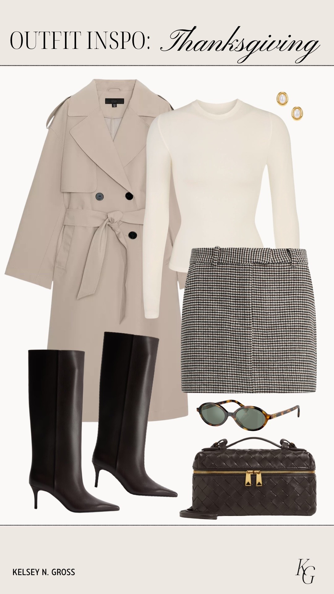 Thanksgiving Outfit Inspo, Herringbone Mini Skirt, Trench Coat Outfit

#LTKSeasonal #LTKCyberWeek #LTKHoliday